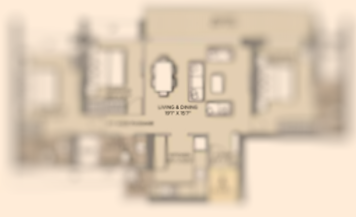 Solitaire Kothrud Pune 3BHK Plan